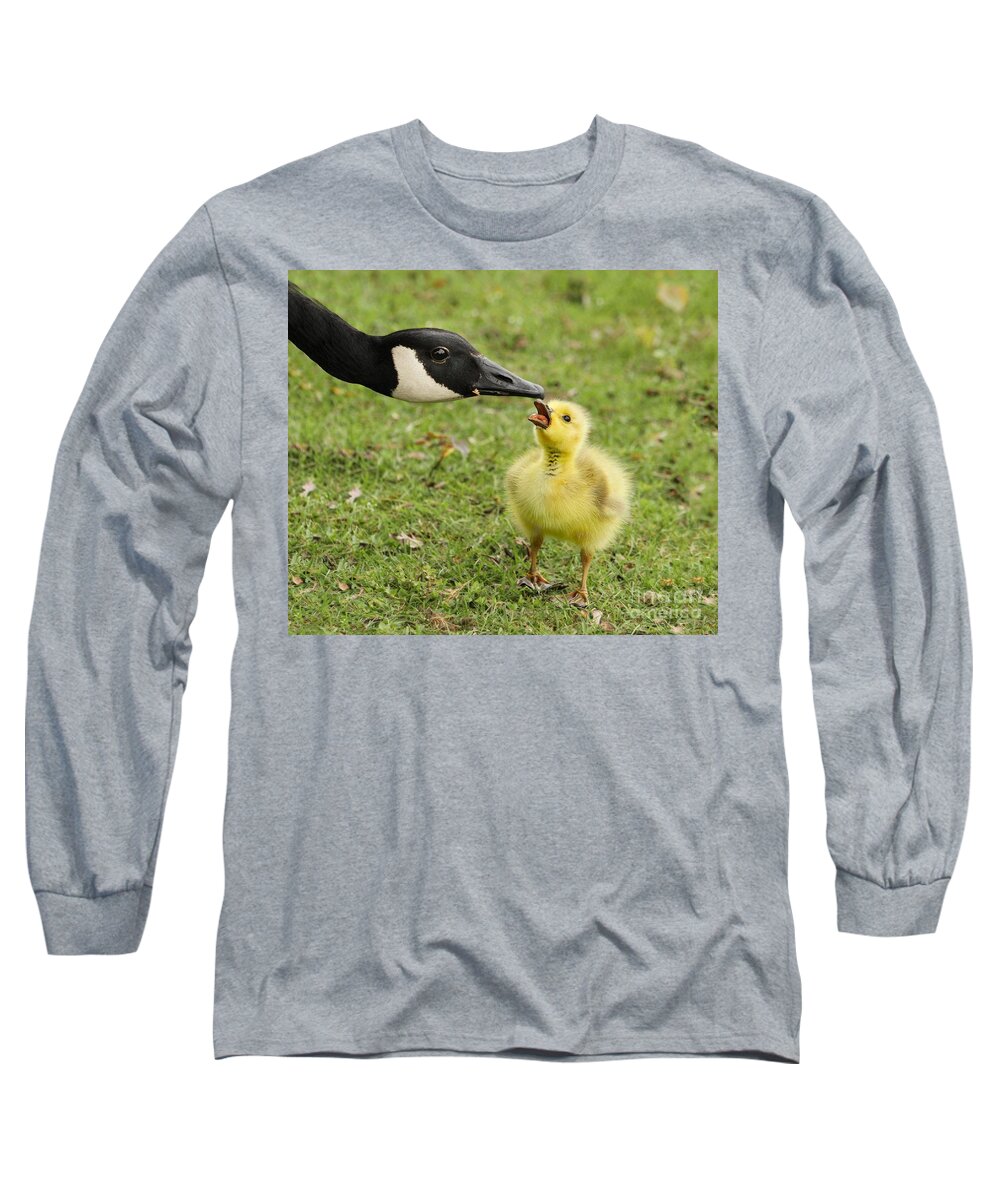 Oneness Long Sleeve T-Shirt featuring the photograph The teacher and the pupil by Heather King