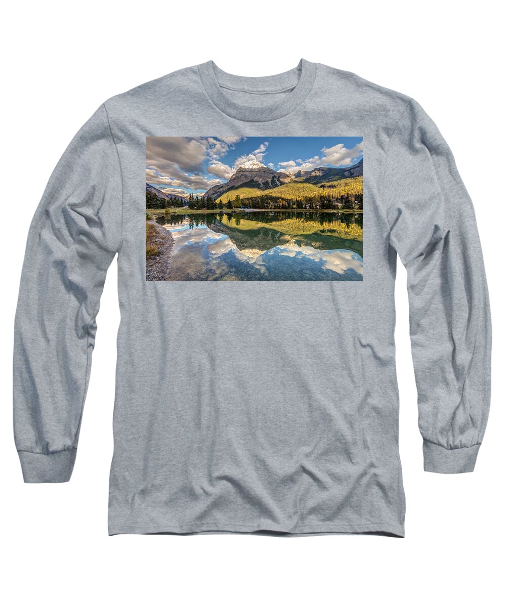 Field Long Sleeve T-Shirt featuring the photograph The Town of Field in British Columbia by Pierre Leclerc Photography