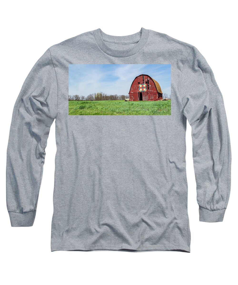 Barn Long Sleeve T-Shirt featuring the photograph The Trail by Holly Ross