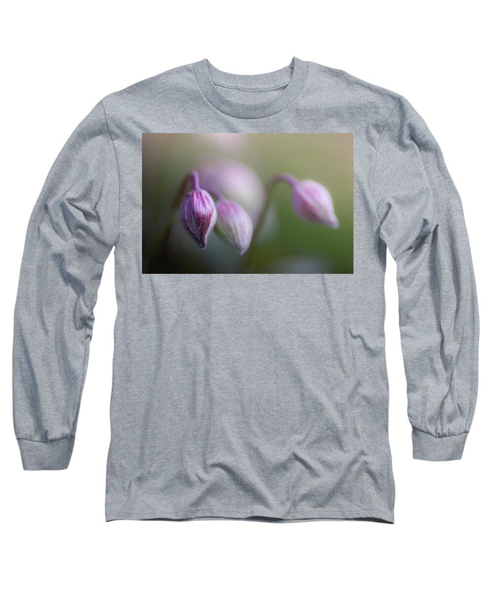Spring Long Sleeve T-Shirt featuring the photograph Three Buds by Peter Scott