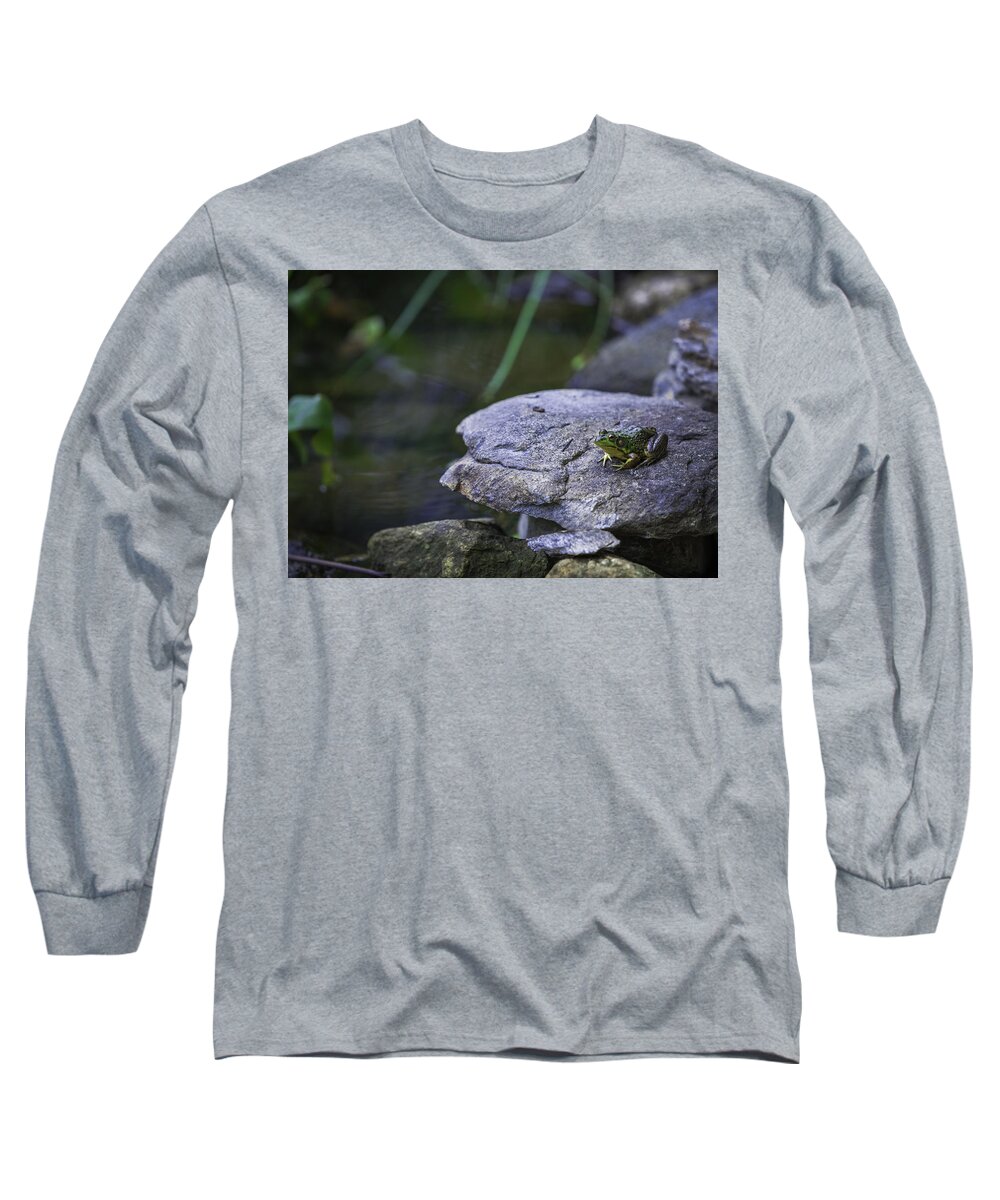 Toad Long Sleeve T-Shirt featuring the photograph Toading it up by Jason Moynihan