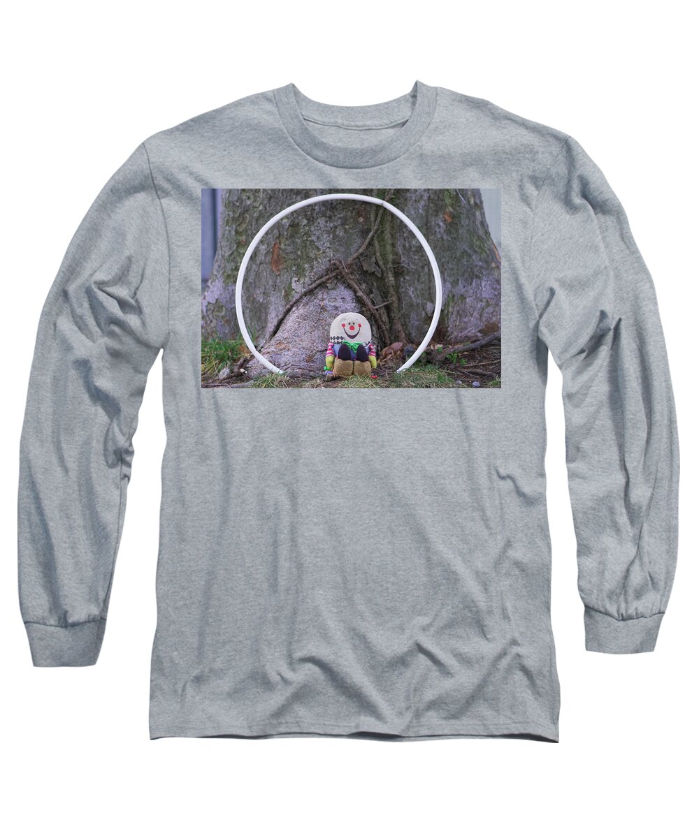 #tokyo #toy #toys #childhood #play #alone #abandoned #outside #outdoors #creative #dirt #rocks #life #memories #beautiful #park #japan Long Sleeve T-Shirt featuring the photograph #toy #cute by Yoshitaka Hayashi