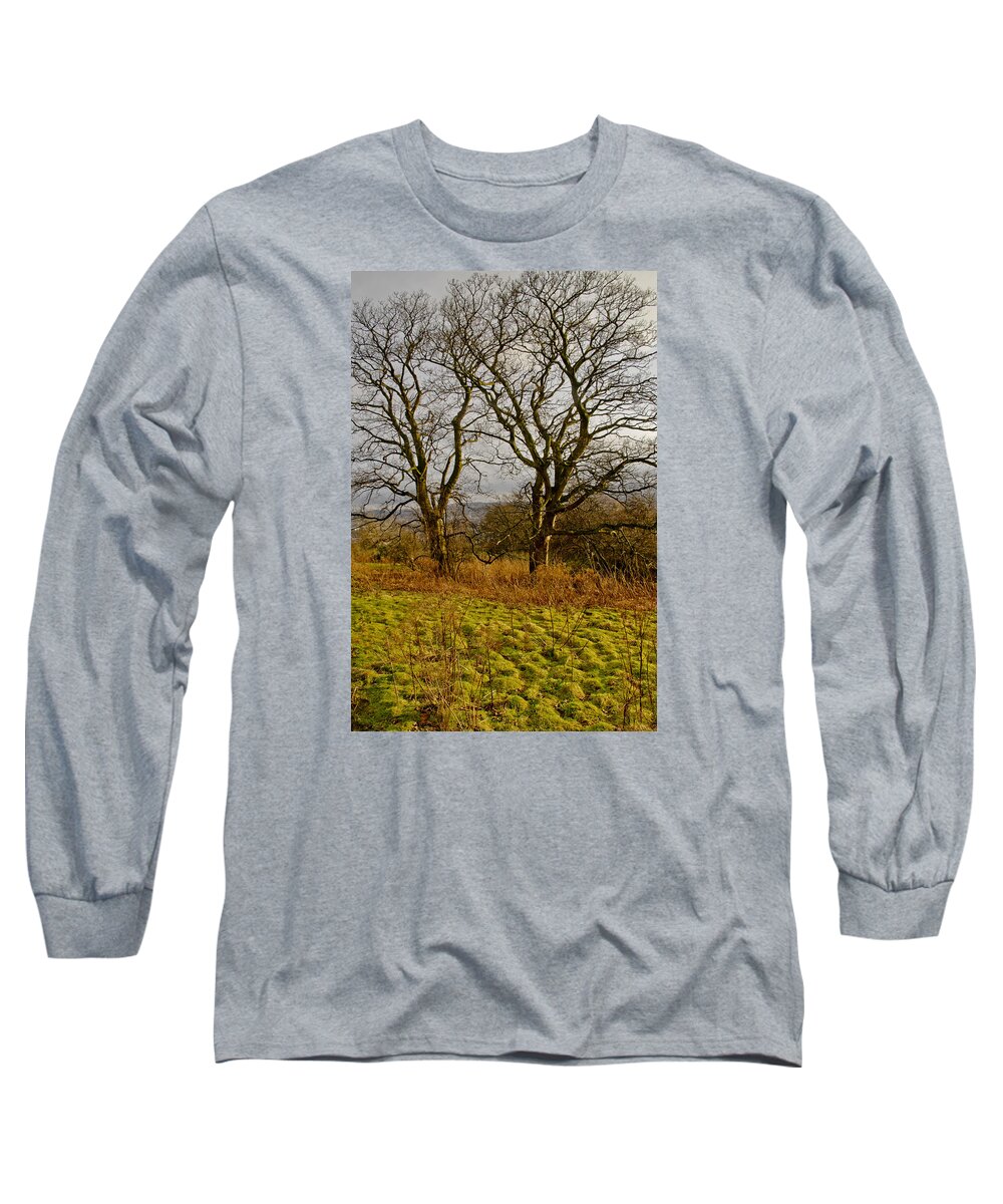 Tree Long Sleeve T-Shirt featuring the photograph Tree friendship. by Elena Perelman