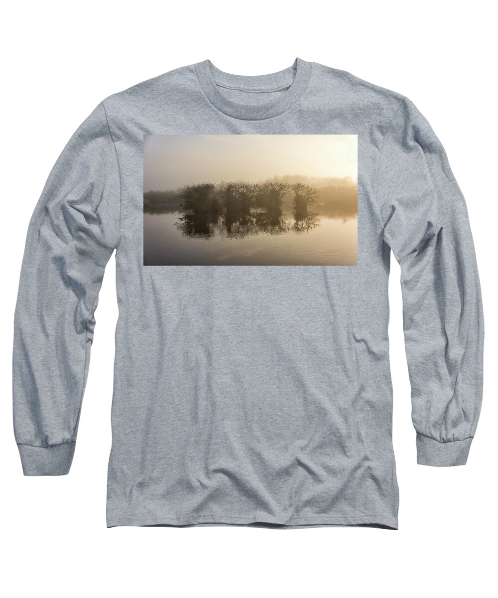 Islands Long Sleeve T-Shirt featuring the photograph Tree Islands by Louise Lindsay