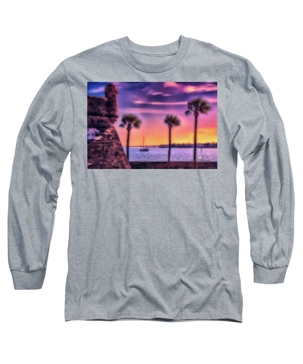 Castillo De San Marcos Long Sleeve T-Shirt featuring the photograph Tropical Dream by Joseph Desiderio