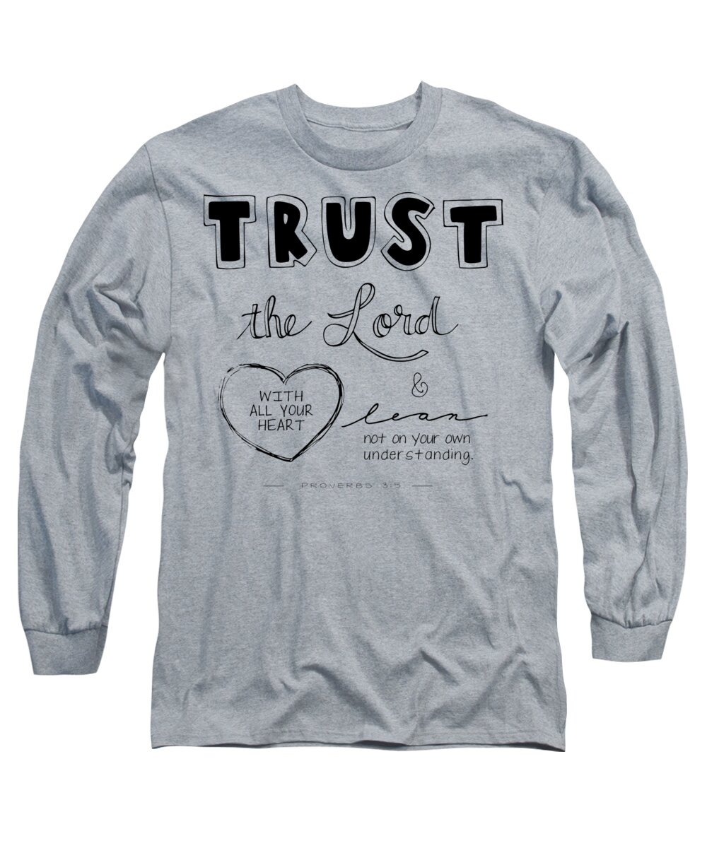 Trust Long Sleeve T-Shirt featuring the digital art Trust by Nancy Ingersoll