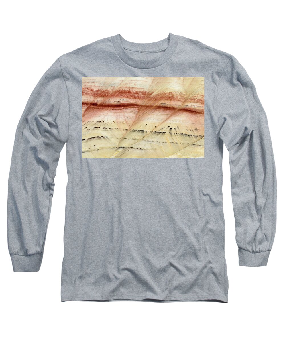 Painted Hills Long Sleeve T-Shirt featuring the photograph Up Close Painted Hills by Greg Nyquist