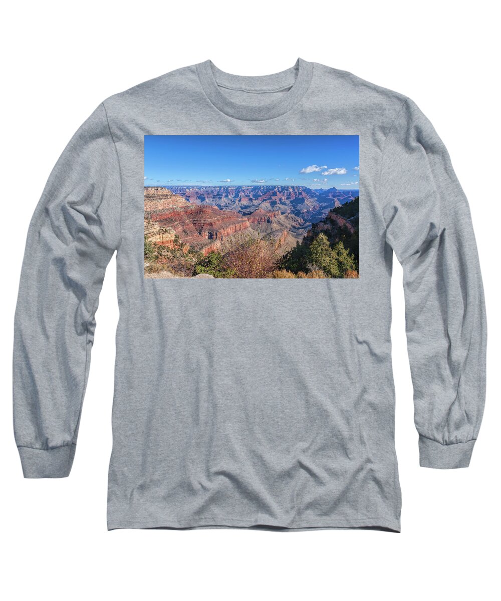 Arizona Long Sleeve T-Shirt featuring the photograph View from the South Rim by John M Bailey