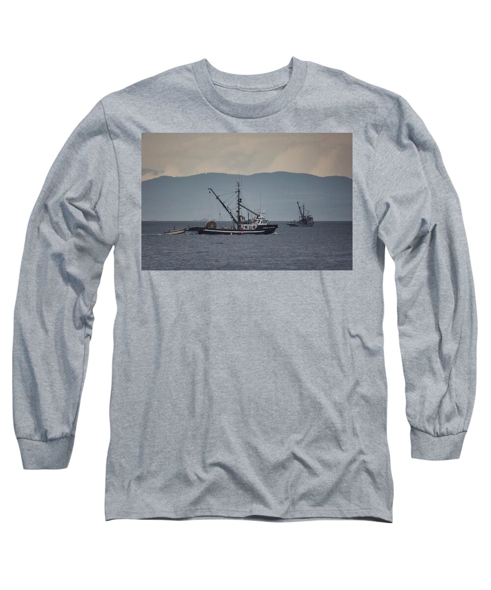 Viking Sunrise Long Sleeve T-Shirt featuring the photograph Viking Sunrise by Randy Hall