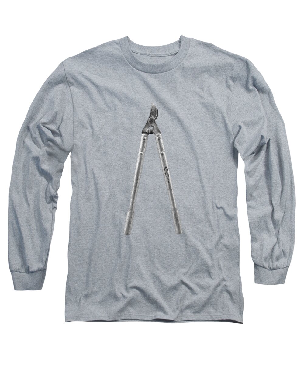 Background Long Sleeve T-Shirt featuring the photograph Vintage Loppers by YoPedro