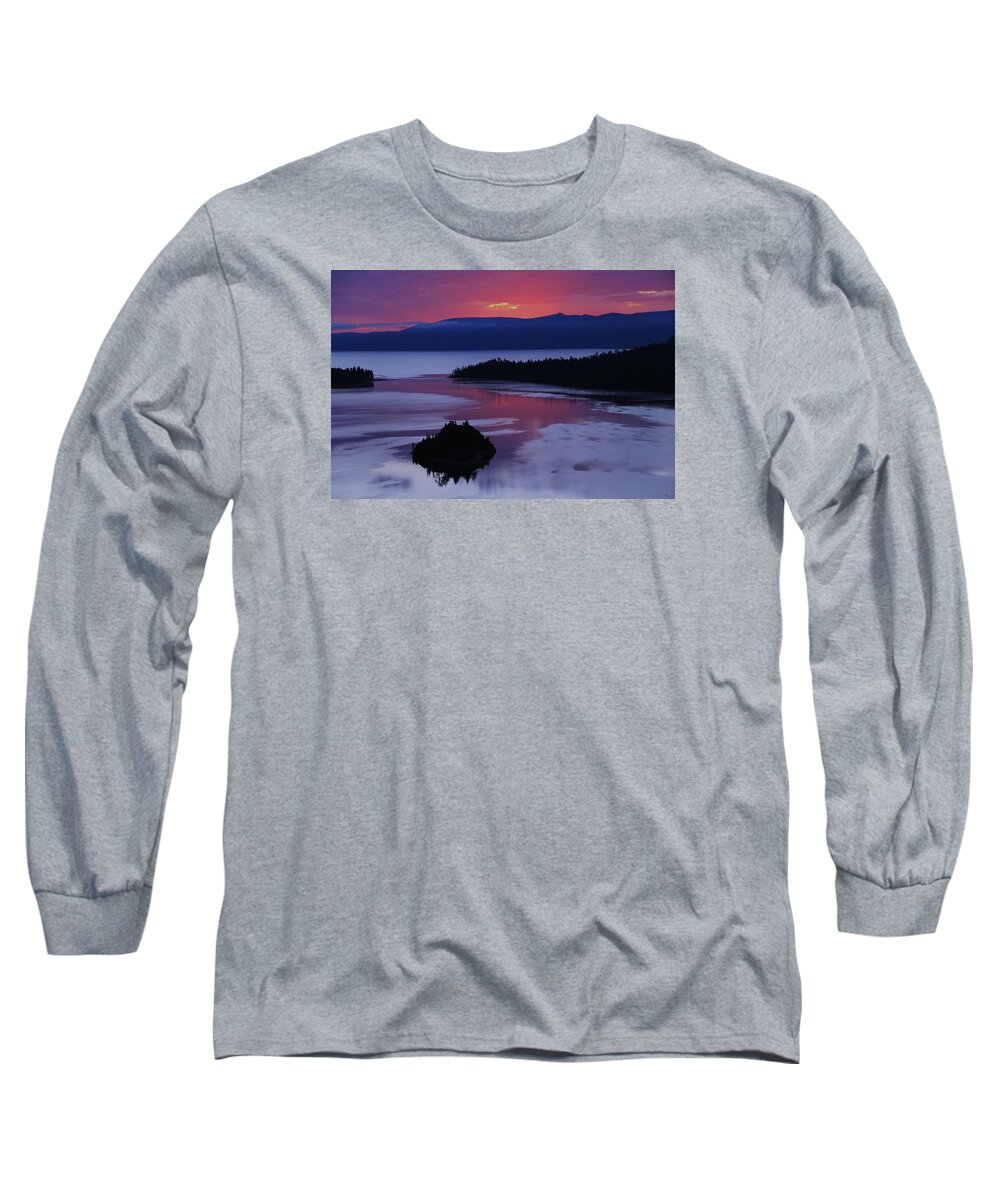 Lake Tahoe Long Sleeve T-Shirt featuring the photograph Wake Up in Lake Tahoe by Sean Sarsfield