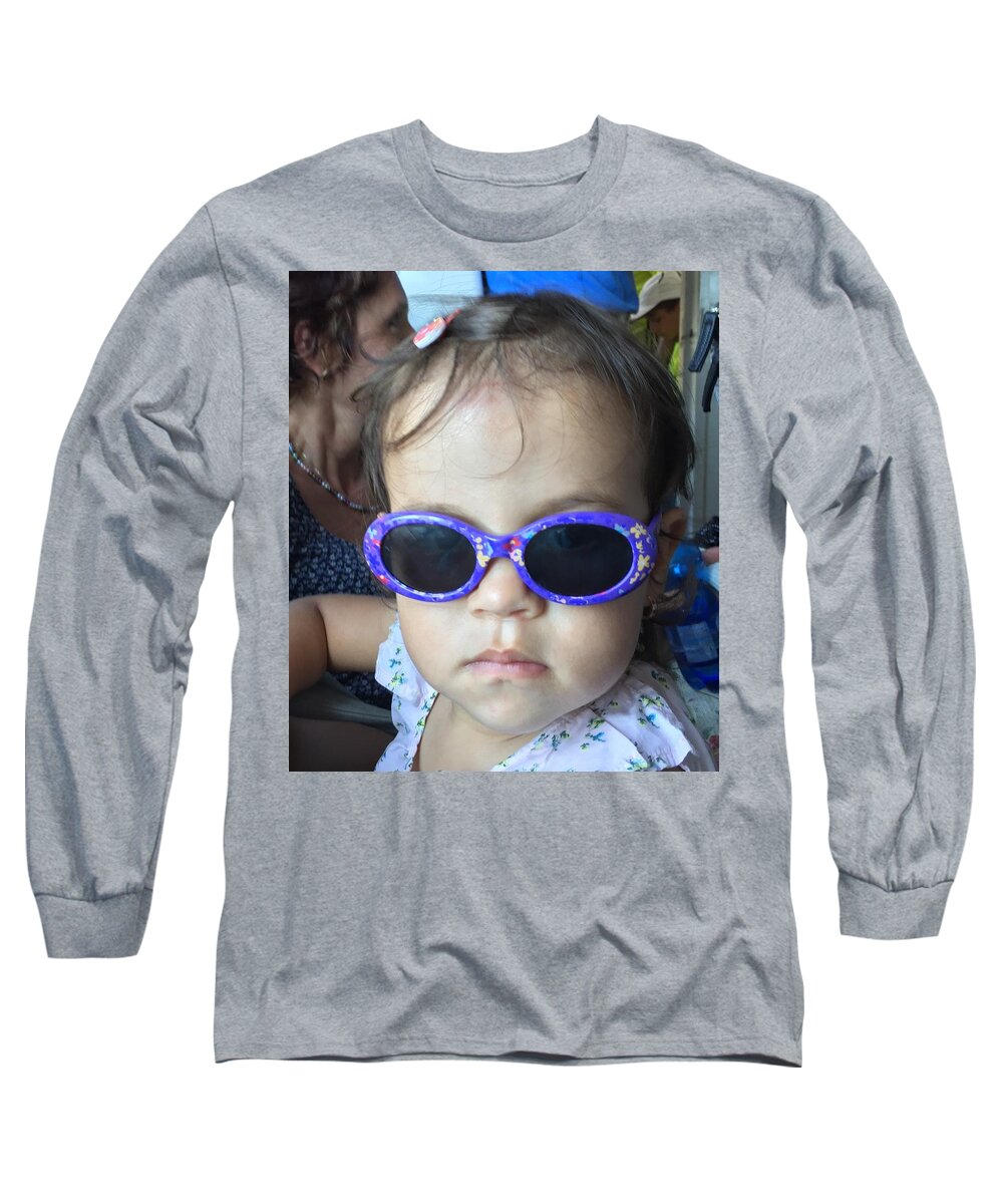 Sunny Long Sleeve T-Shirt featuring the photograph Well, Because It's Sunny Outside by Kenlynn Schroeder