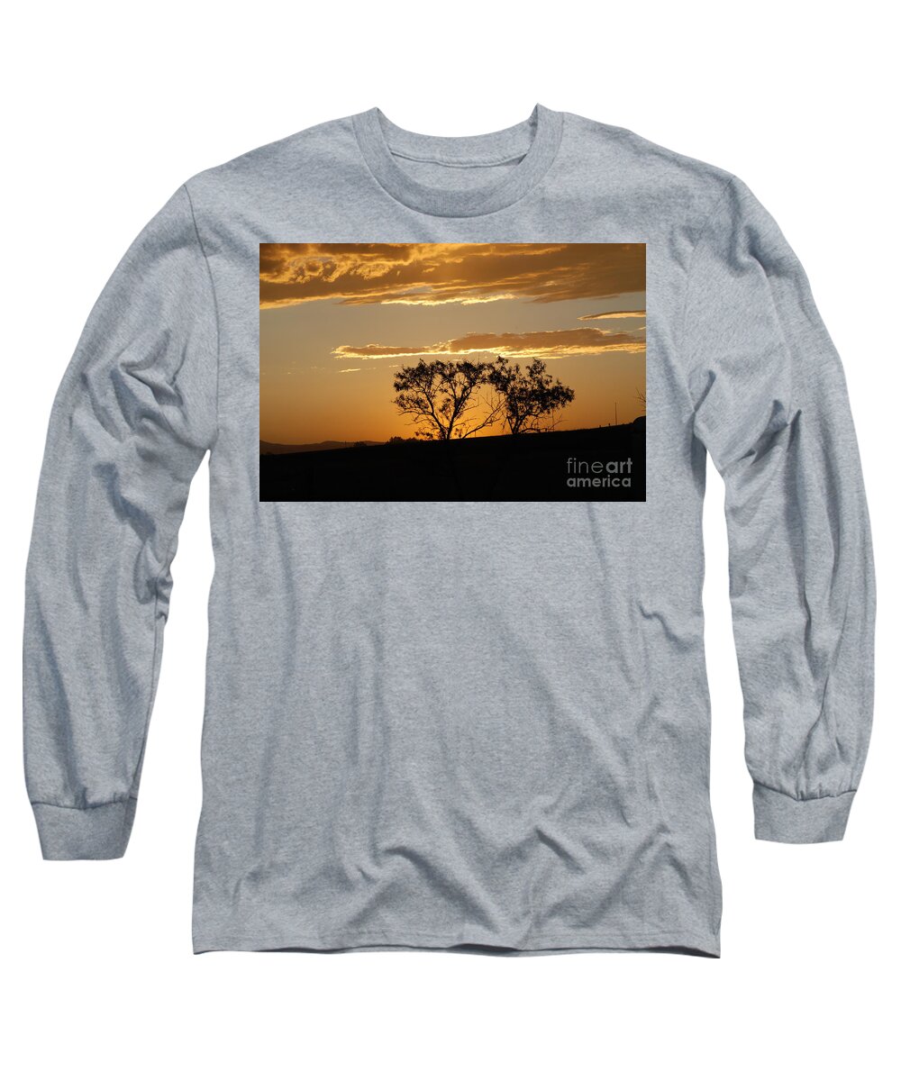Sunset Long Sleeve T-Shirt featuring the photograph Western Sunset by Jim Goodman