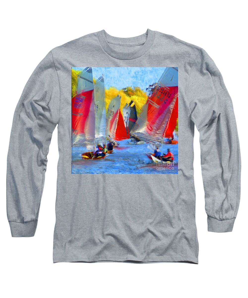 Summer Long Sleeve T-Shirt featuring the photograph When the wind blows by LemonArt Photography