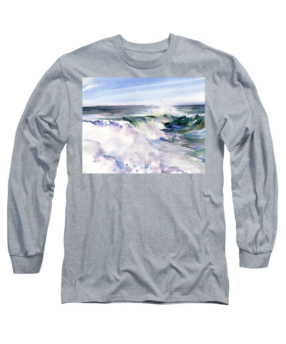 Visco Long Sleeve T-Shirt featuring the painting White Water by P Anthony Visco