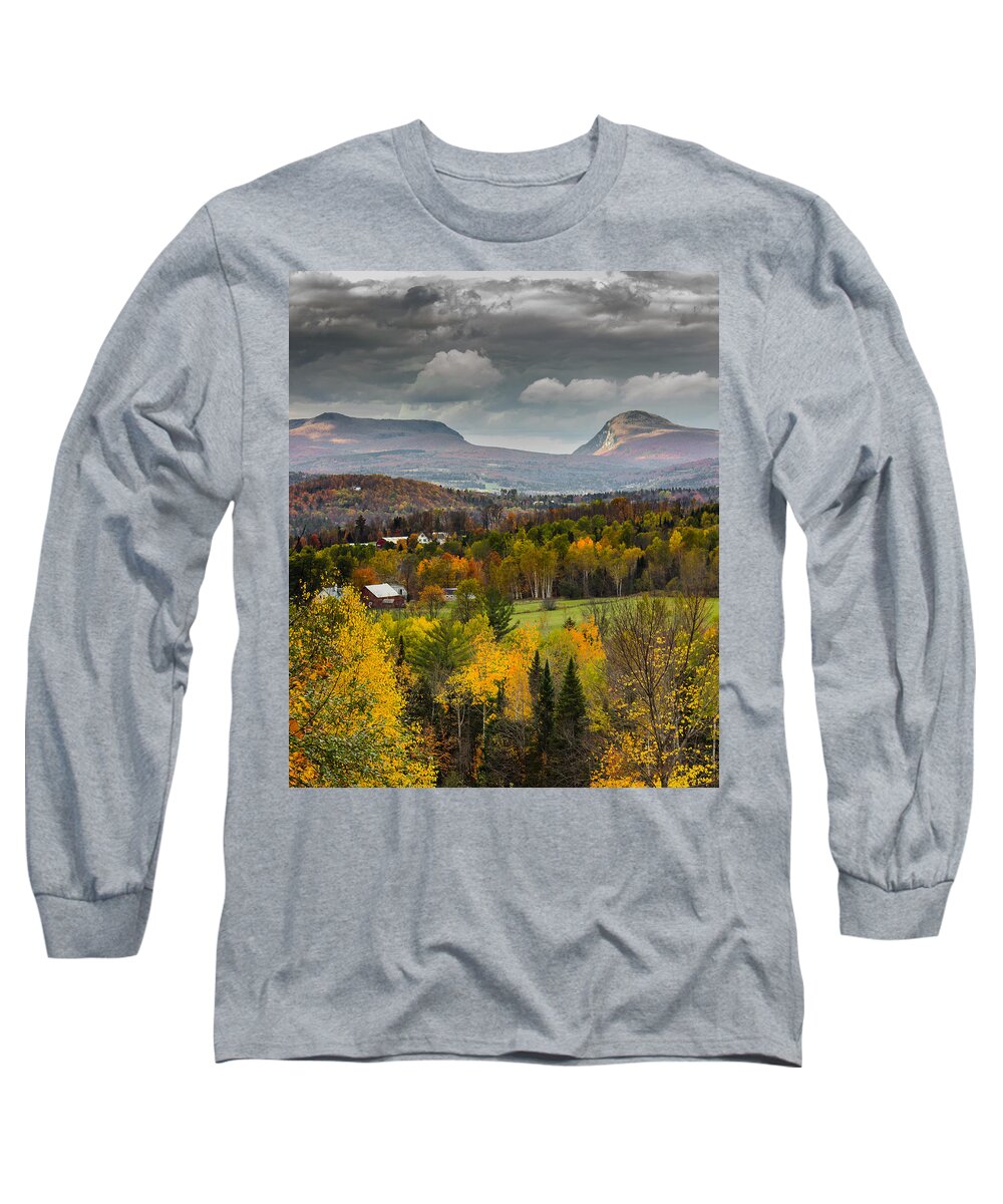 Fall Long Sleeve T-Shirt featuring the photograph Willoughby Gap Late Fall by Tim Kirchoff