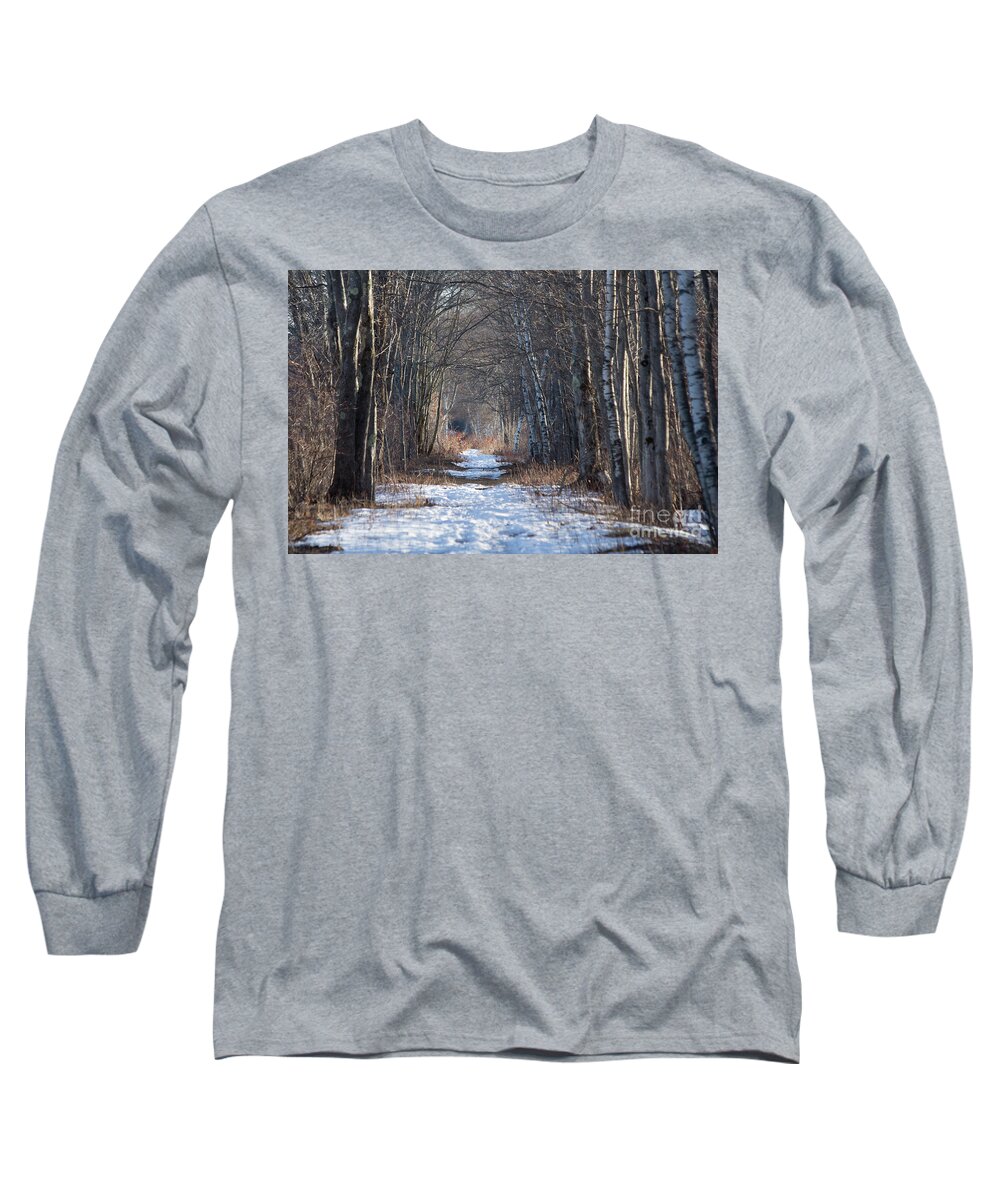 Snow Long Sleeve T-Shirt featuring the photograph Winter Bliss by Les Greenwood