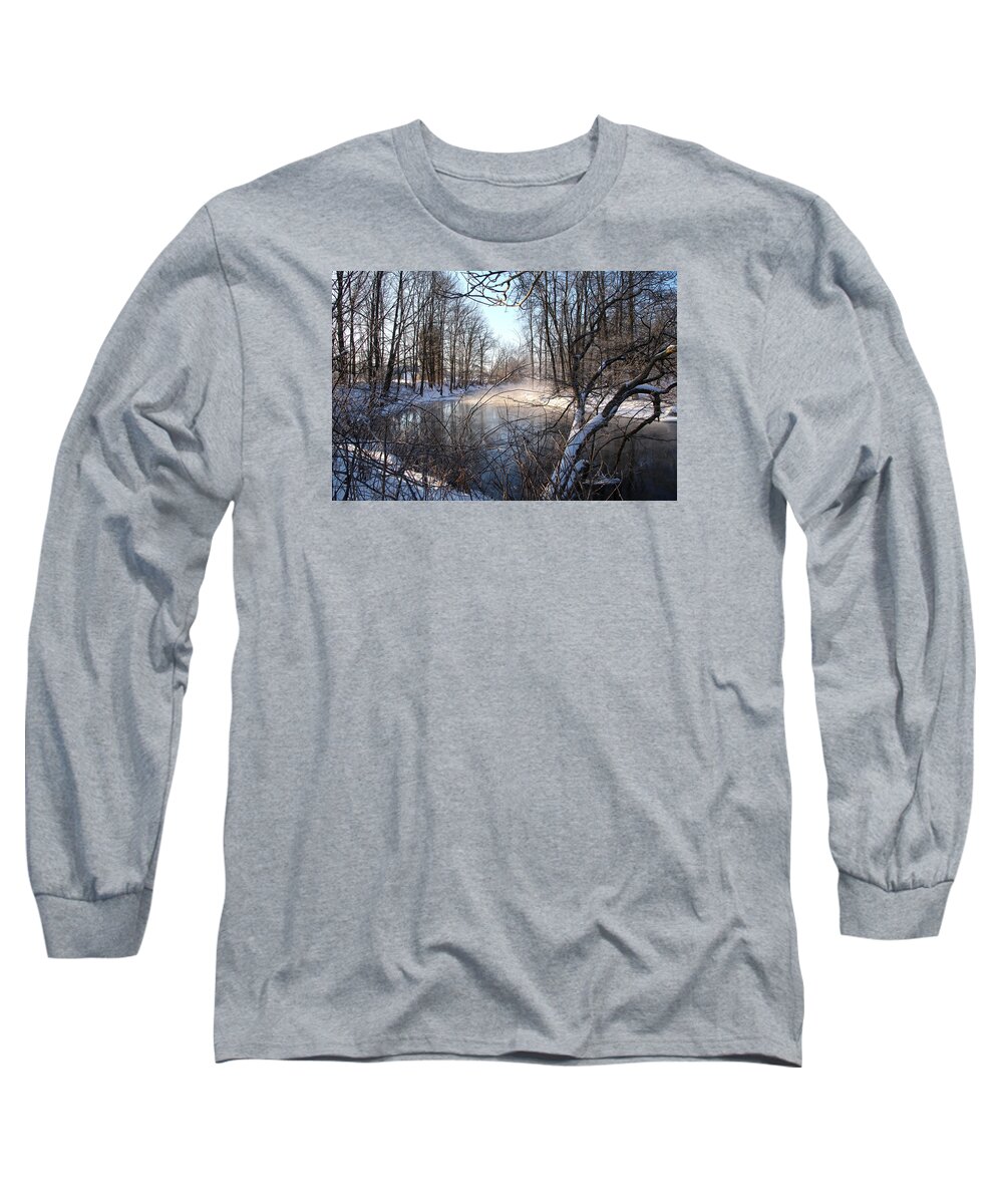 Snow Long Sleeve T-Shirt featuring the photograph Winter Frost by Robert Och