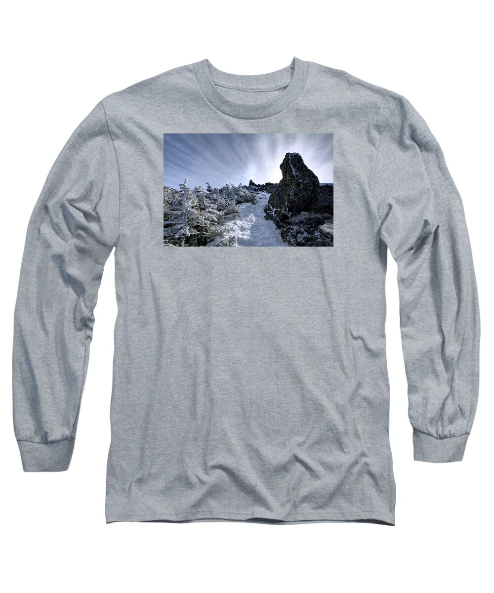 Winter Long Sleeve T-Shirt featuring the photograph Winter on Durand Ridge by White Mountain Images