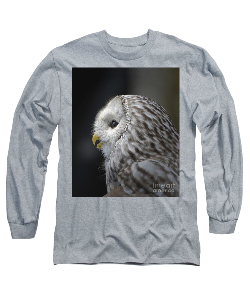 Owl Long Sleeve T-Shirt featuring the photograph Wise Old Owl by Kathy Baccari