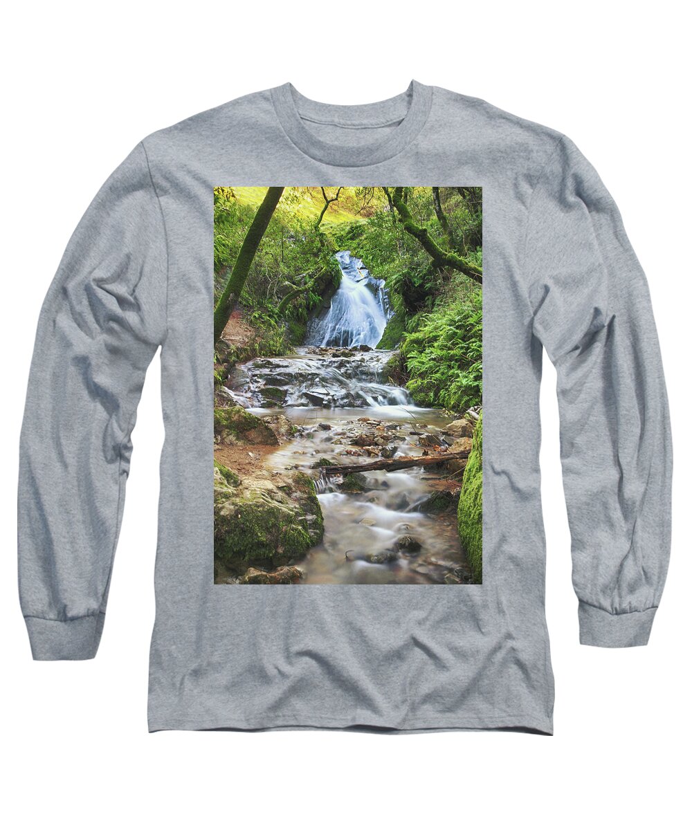 Waterfalls Long Sleeve T-Shirt featuring the photograph With All I Have by Laurie Search