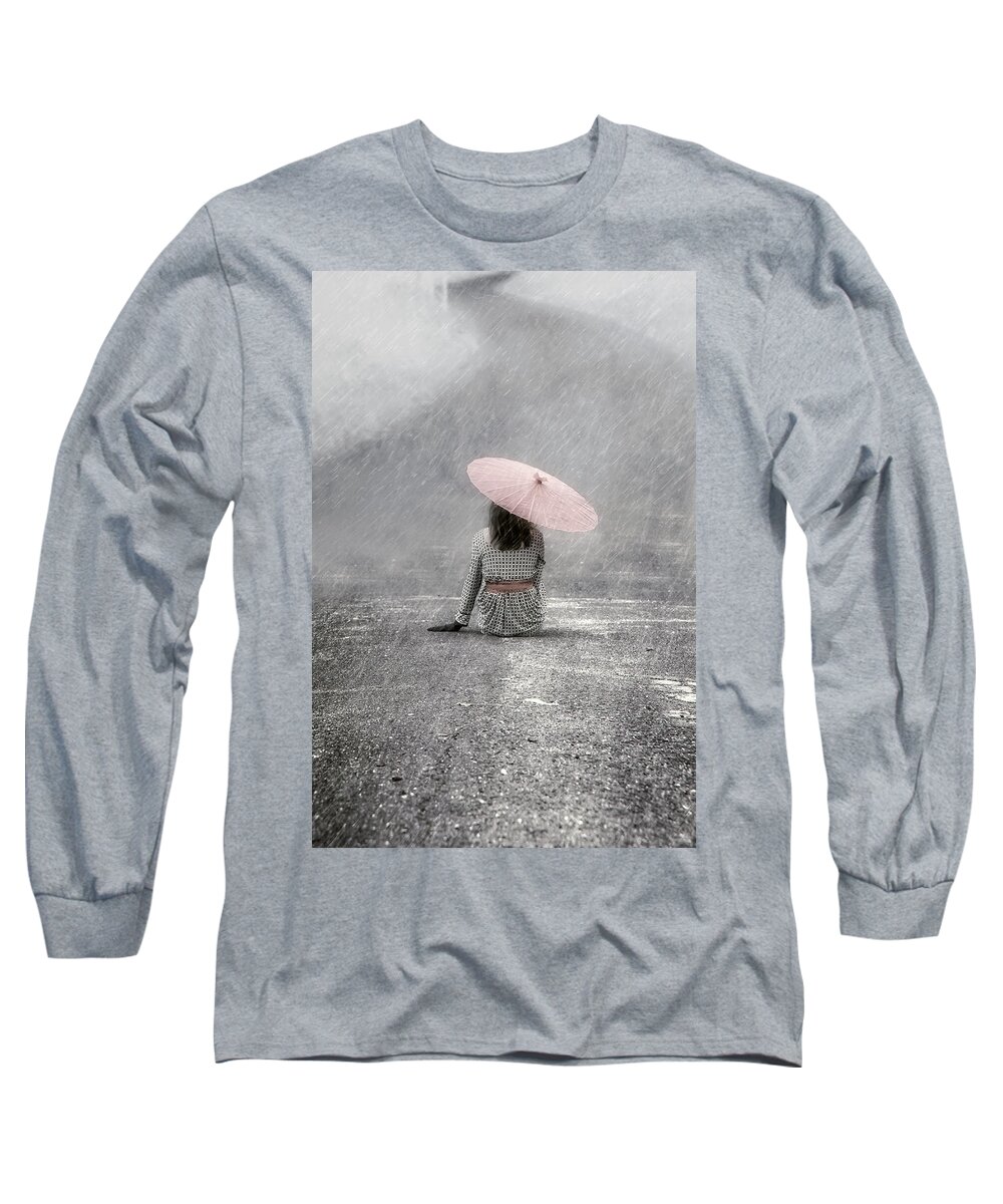 Woman Long Sleeve T-Shirt featuring the photograph Woman On The Street by Joana Kruse