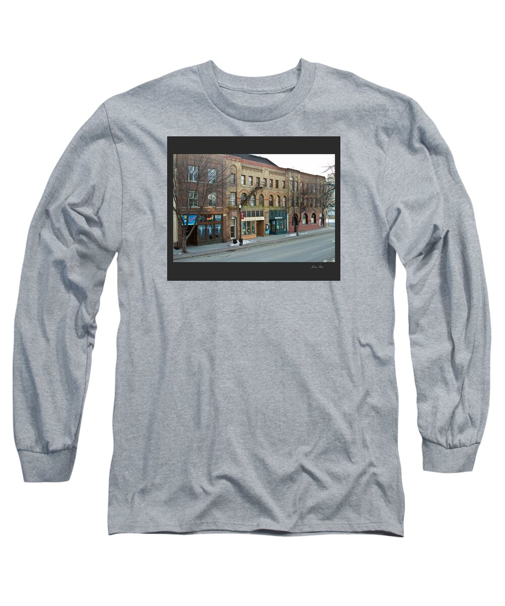 Old Buildings Long Sleeve T-Shirt featuring the photograph You Are Here by Jana Rosenkranz