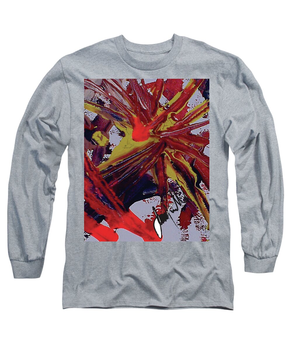  Long Sleeve T-Shirt featuring the digital art Gravitate #1 by Jimmy Williams