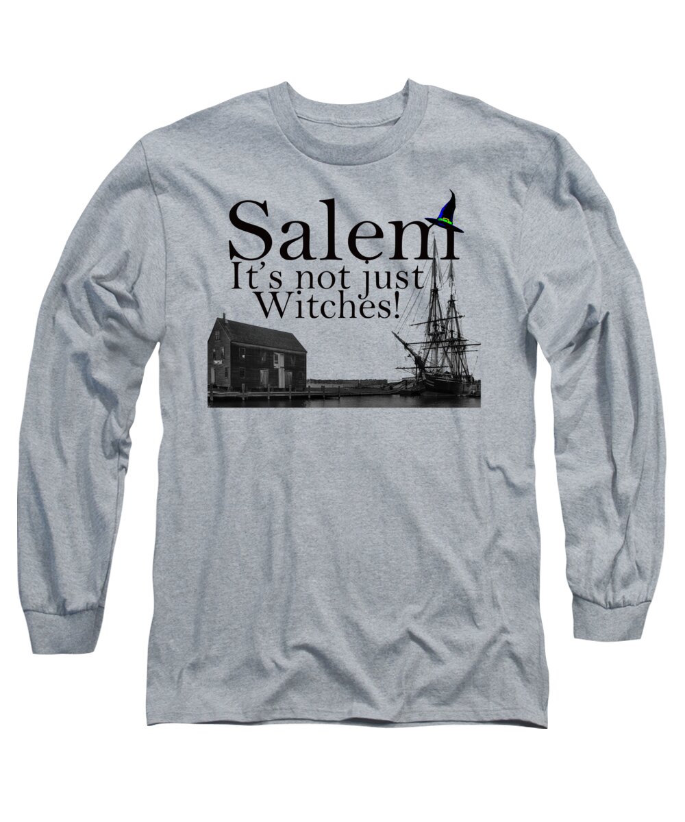Autumn Long Sleeve T-Shirt featuring the digital art Salem Its not just for Witches by Jeff Folger