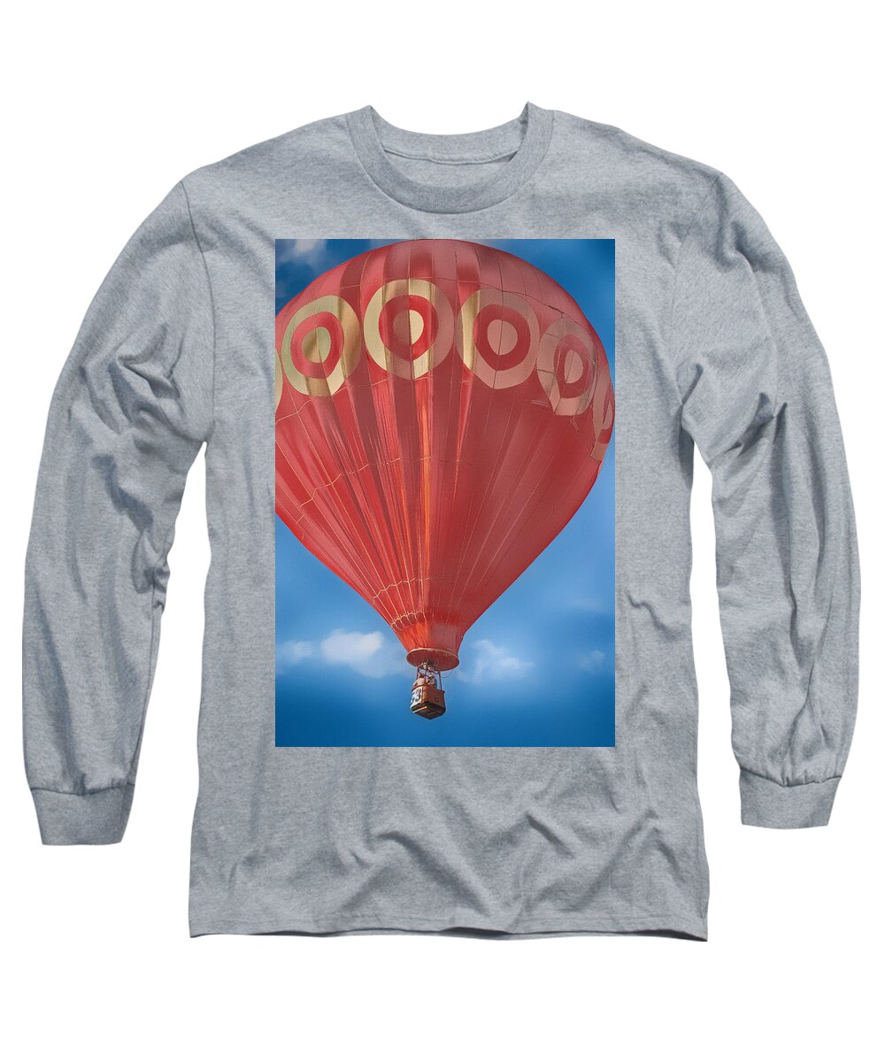  Hot Air Balloon Long Sleeve T-Shirt featuring the photograph Up, Up and Away #1 by Dyle Warren