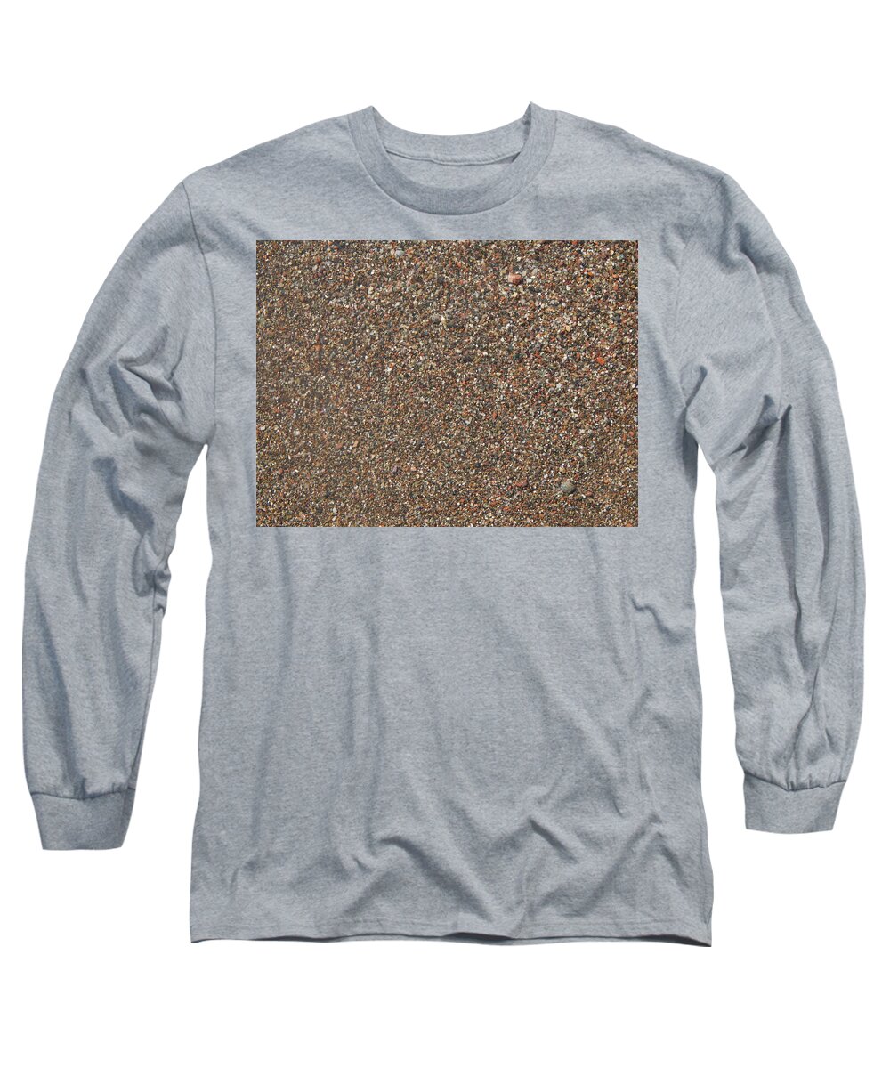 Sea Long Sleeve T-Shirt featuring the photograph The texture of the Aegean Sea water #2 by Oleg Prokopenko