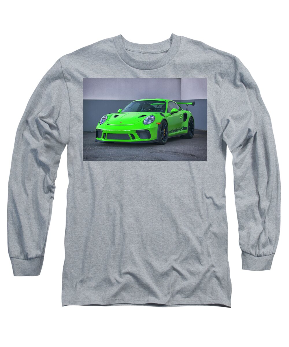 Cars Long Sleeve T-Shirt featuring the photograph #Porsche 911 #GT3RS #Print #4 by ItzKirb Photography