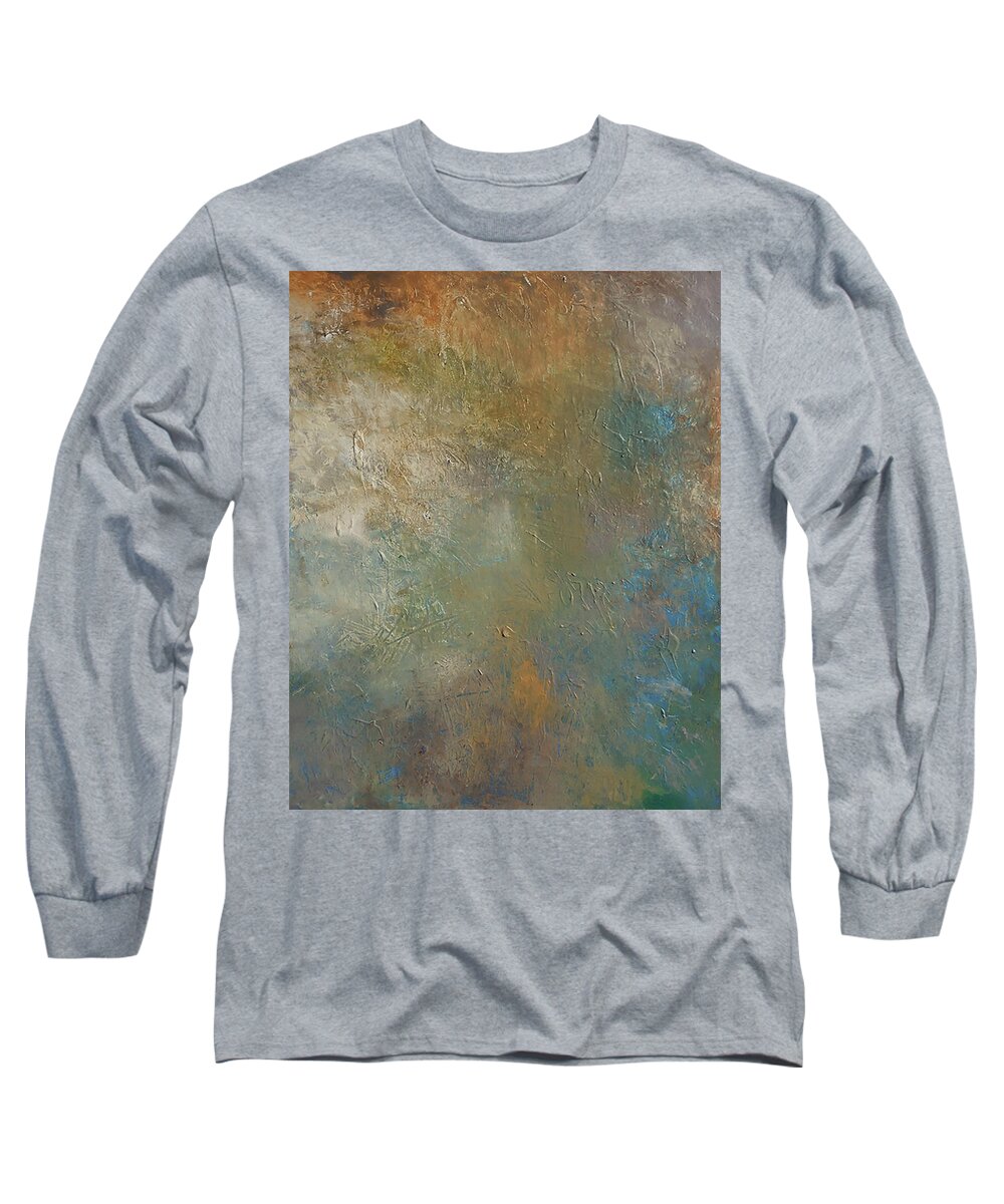  Long Sleeve T-Shirt featuring the painting A Day by Ron Halfant