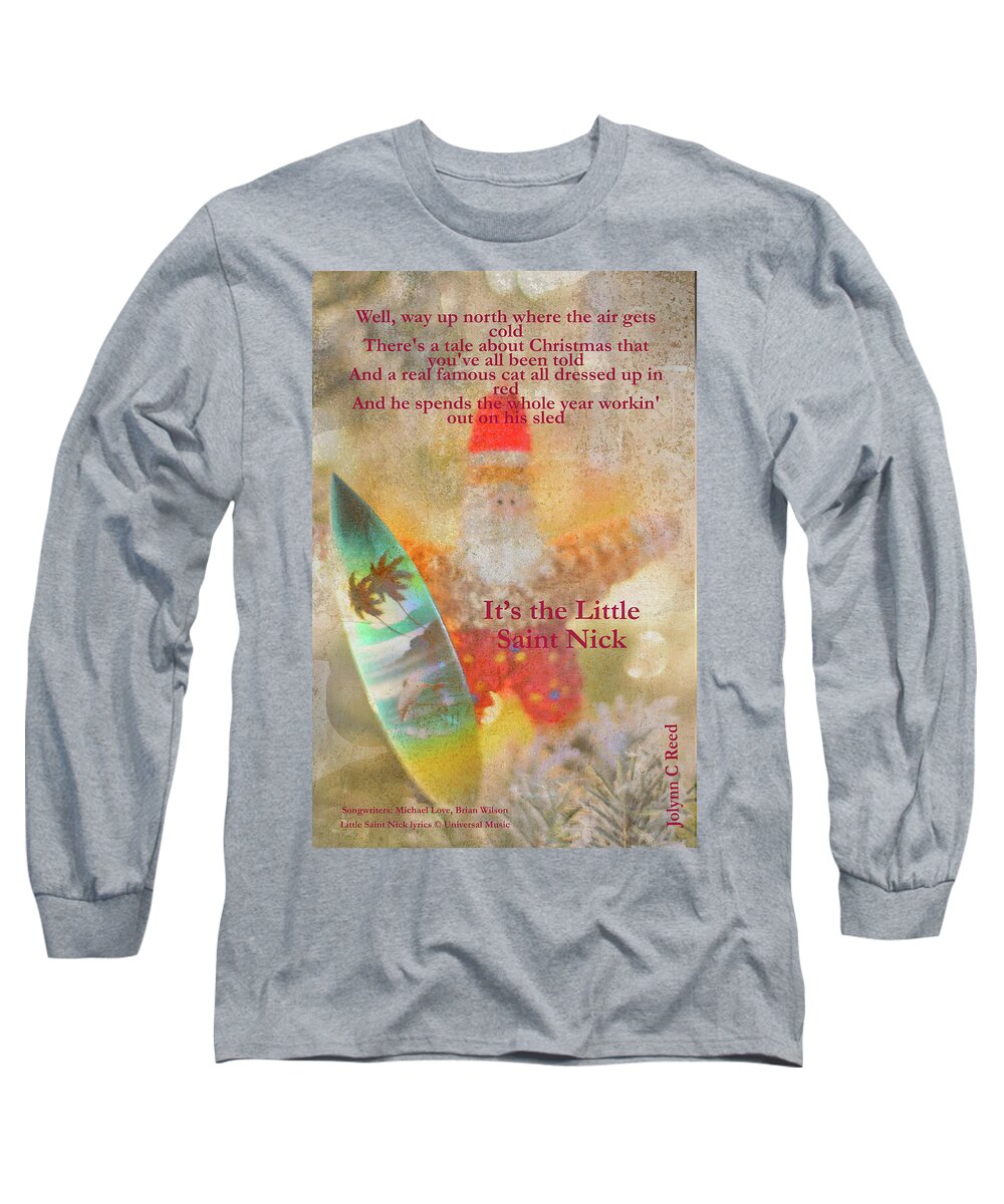 Santa Long Sleeve T-Shirt featuring the photograph Advent December 4 2017 by Jolynn Reed