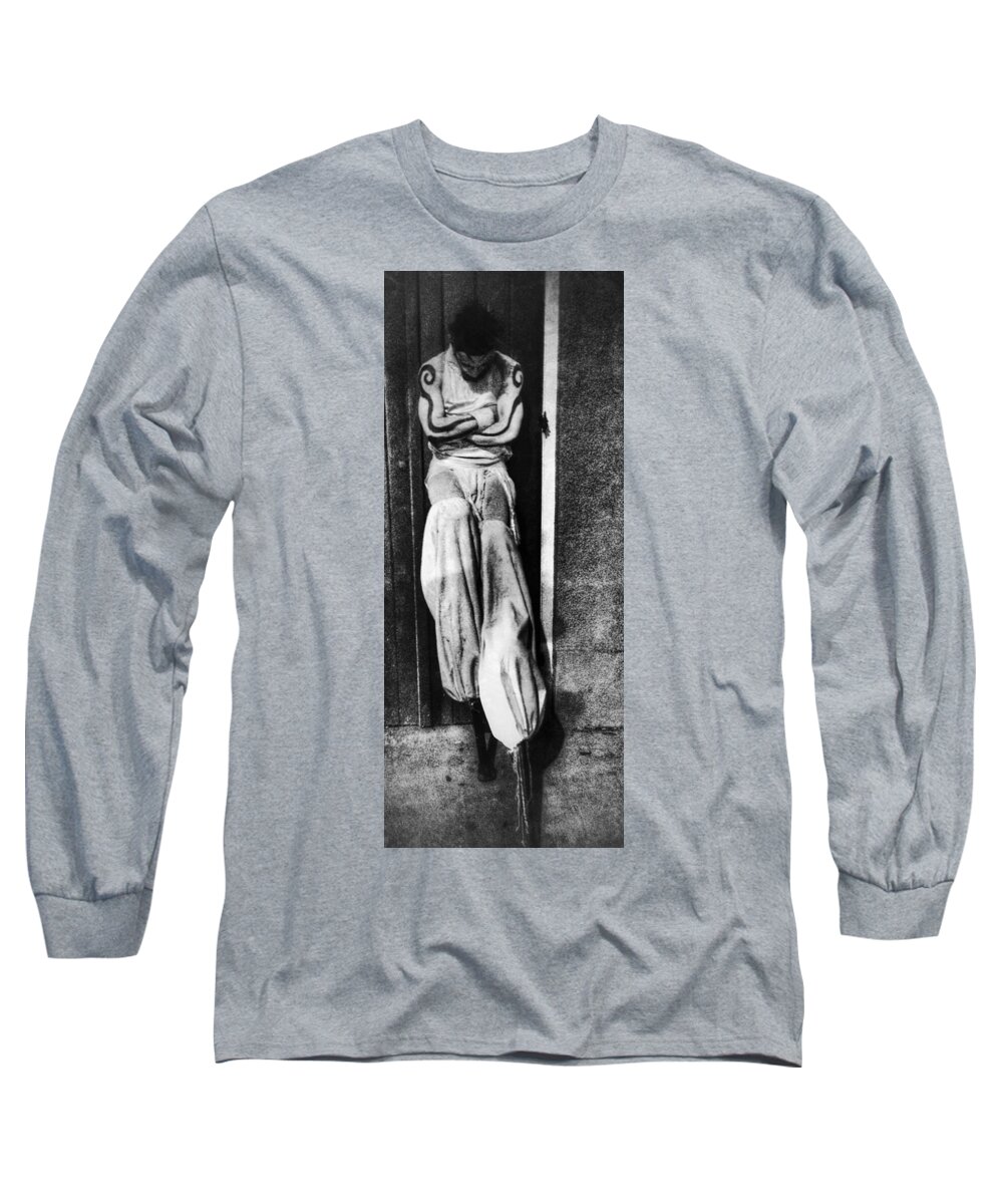 Alone Long Sleeve T-Shirt featuring the photograph Alone by Amzie Adams
