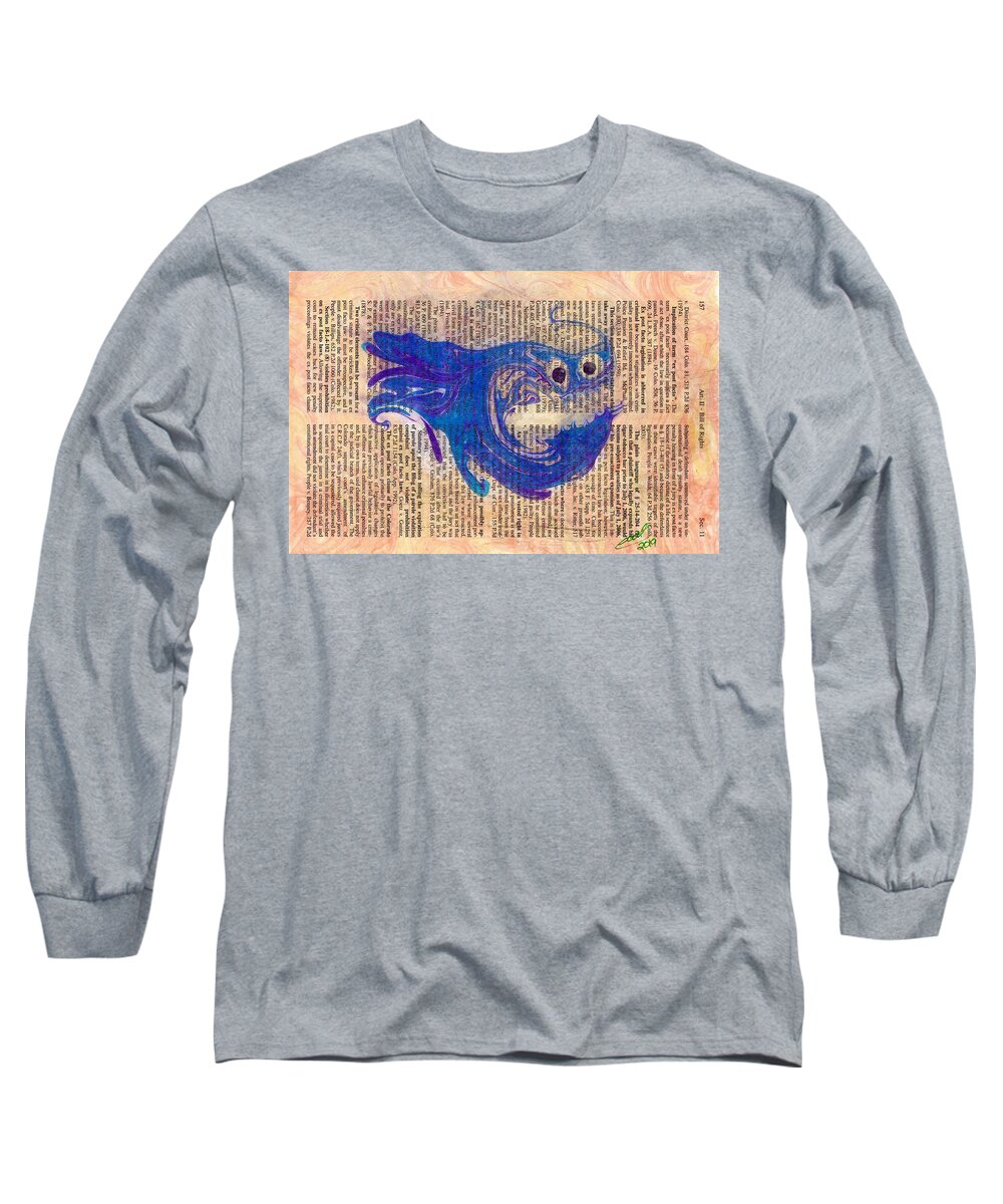 Empathy Long Sleeve T-Shirt featuring the painting Anticipation by Misty Morehead