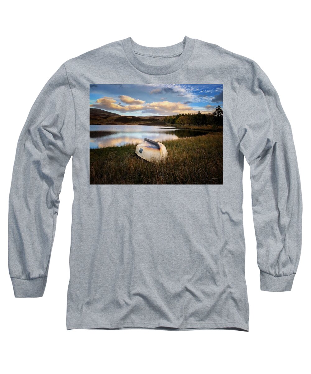 Scotland Long Sleeve T-Shirt featuring the photograph Autumn Peace by Mark Egerton
