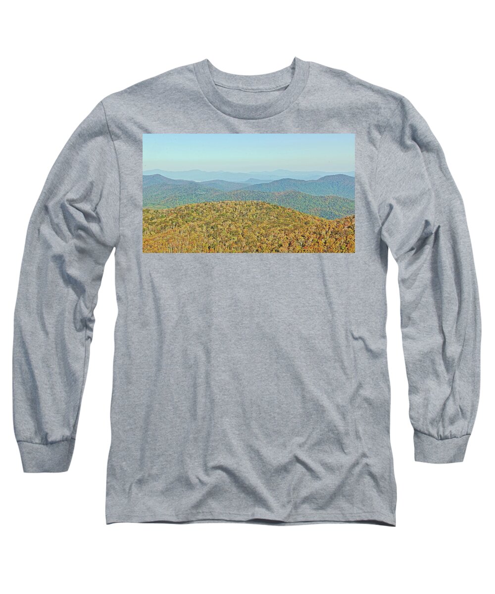 Autumn Long Sleeve T-Shirt featuring the photograph Color Me Autumn by Allen Nice-Webb