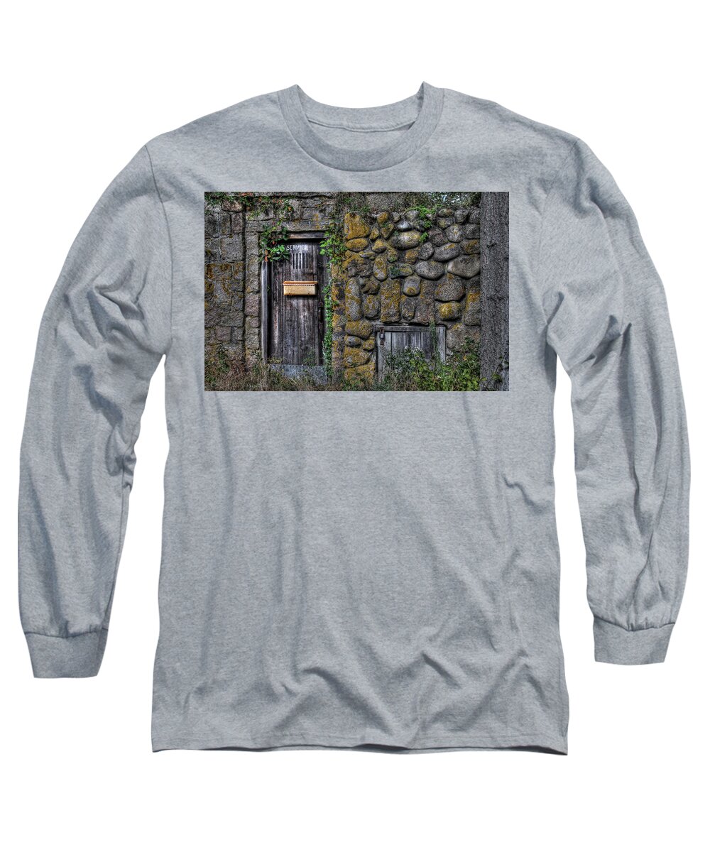 Stone Long Sleeve T-Shirt featuring the photograph Doorway Through Time by Liz Mackney