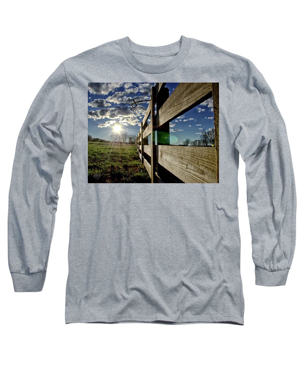 Landscapes Long Sleeve T-Shirt featuring the photograph Farm Life by Michael Frank