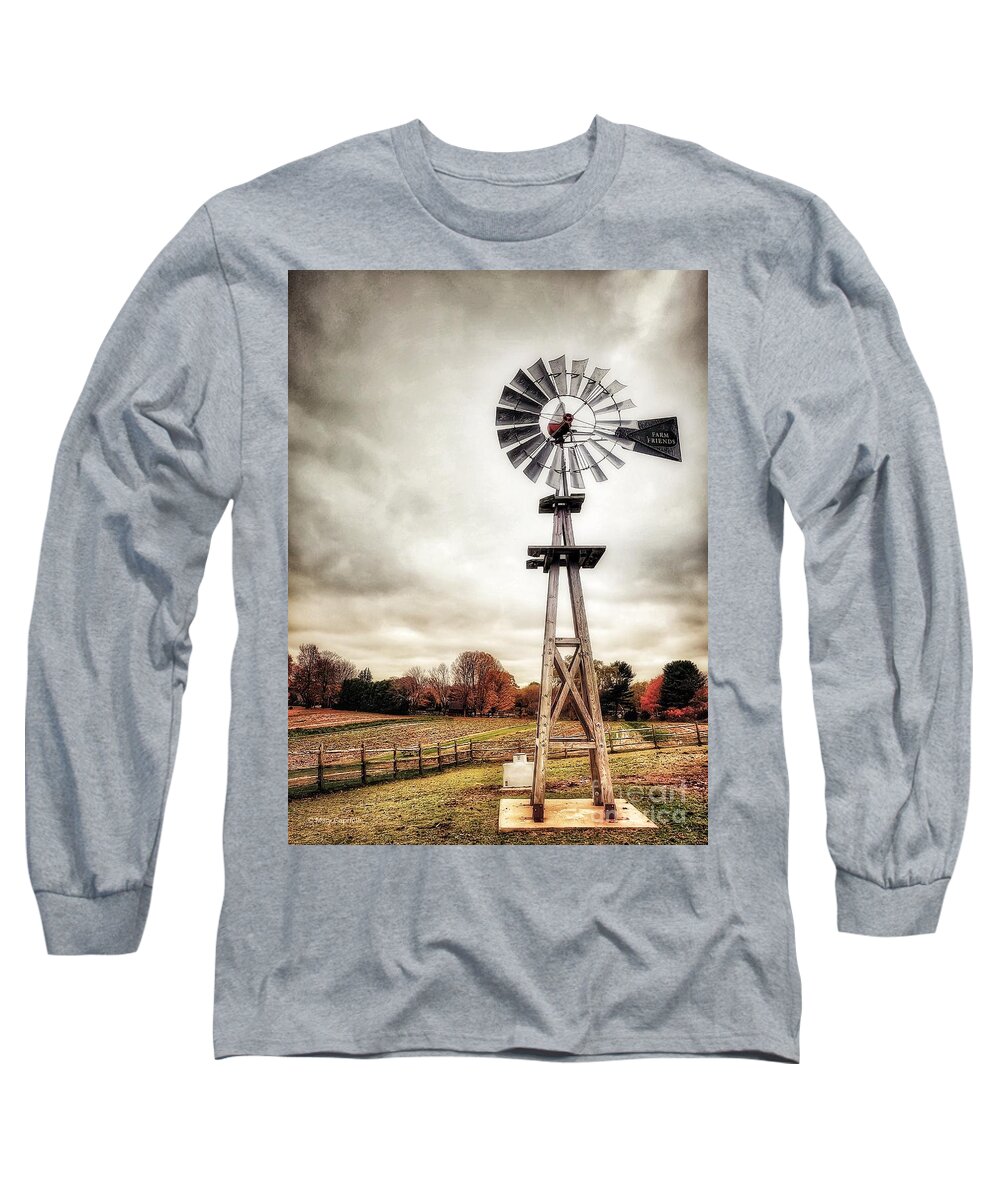 Landscape Long Sleeve T-Shirt featuring the photograph Farm Tendercrop by Mary Capriole