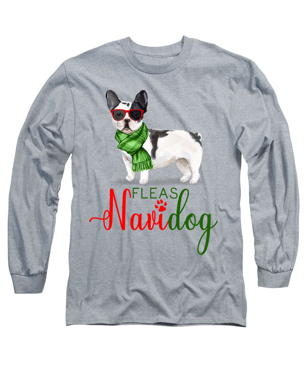 French Bulldog Long Sleeve T-Shirt featuring the digital art French Bulldog by Doreen Erhardt