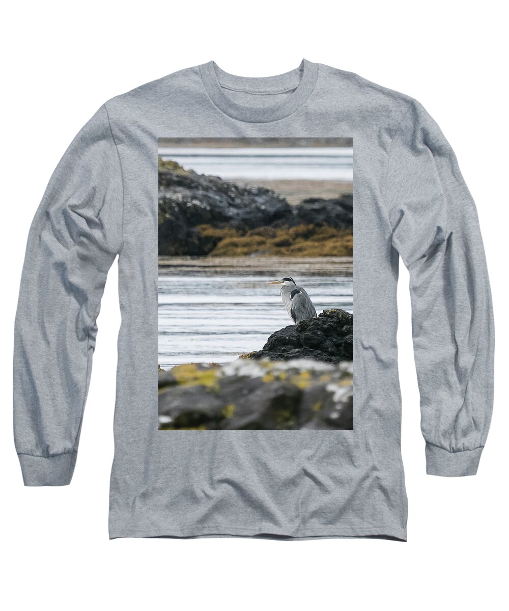 ©wendy Cooper Long Sleeve T-Shirt featuring the photograph Grey Sentinal by Wendy Cooper