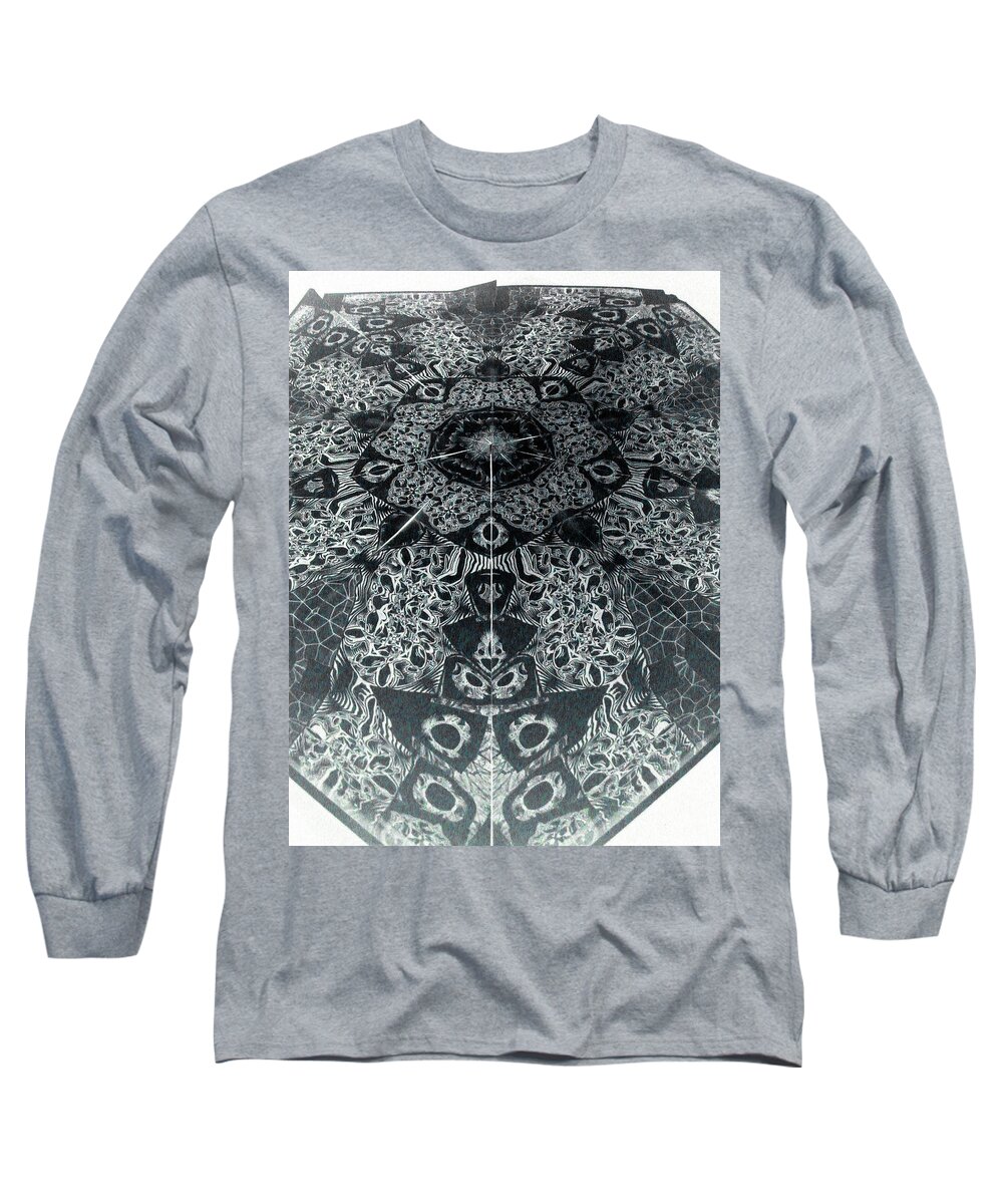 Star Long Sleeve T-Shirt featuring the painting Grillo Inverse by Jeremy Robinson