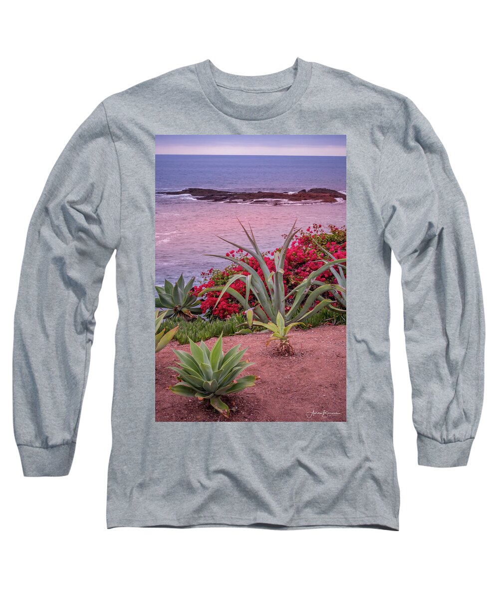 Ocean Long Sleeve T-Shirt featuring the photograph Growing Above the Water by Aaron Burrows