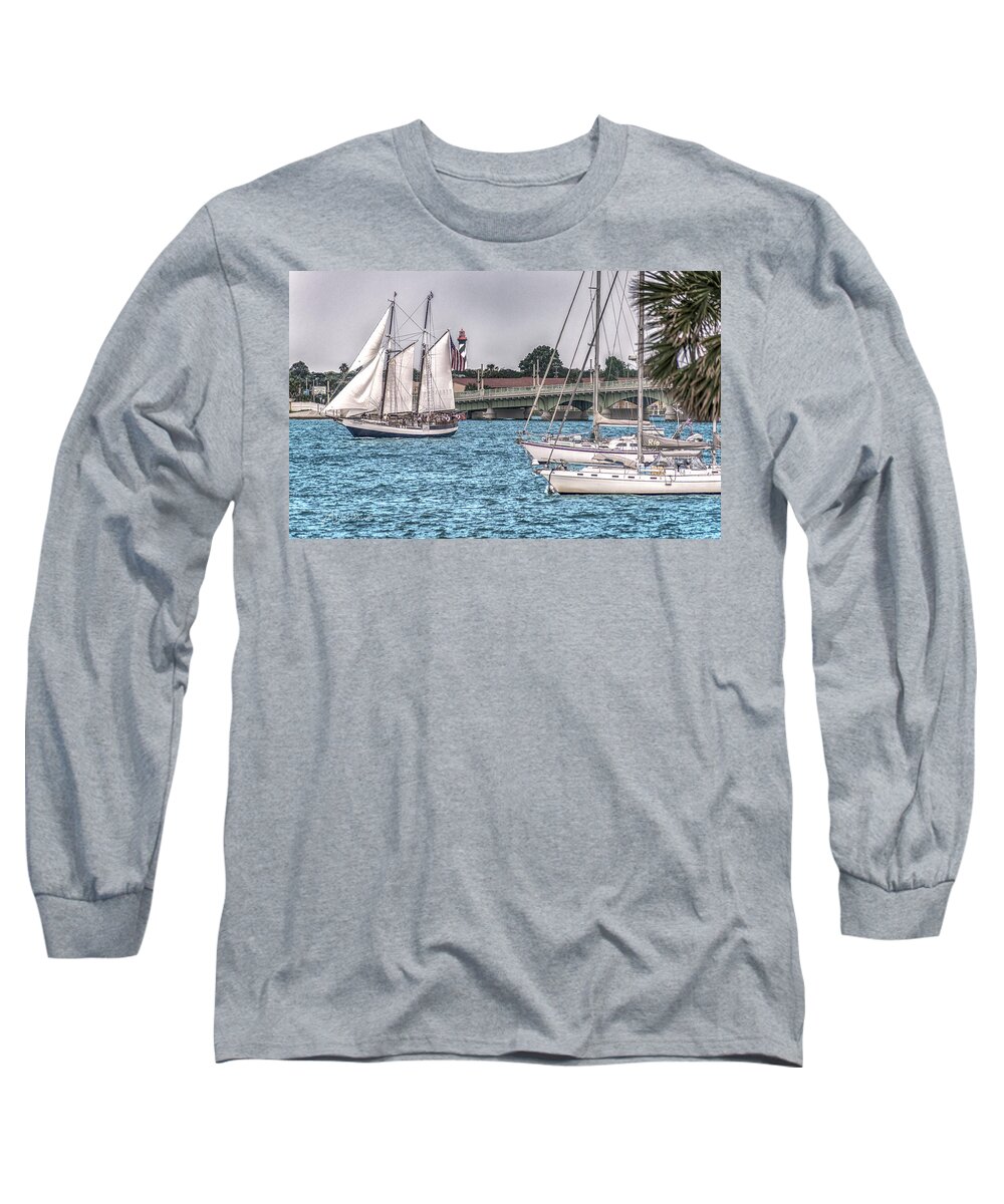 St Augustine Long Sleeve T-Shirt featuring the photograph Icons by Joseph Desiderio