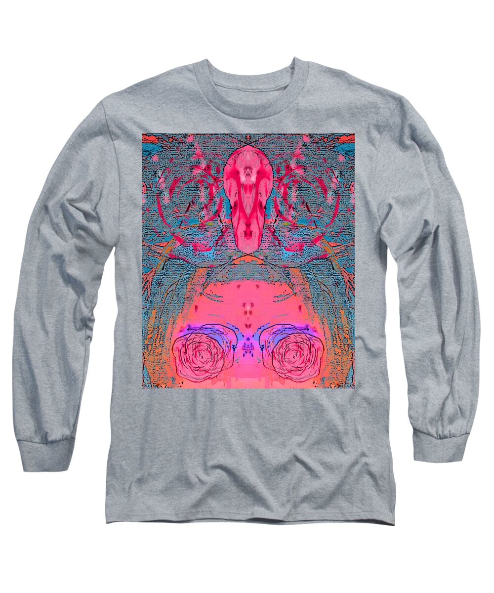 Sea Long Sleeve T-Shirt featuring the digital art Jungian Thought by Alexandra Vusir