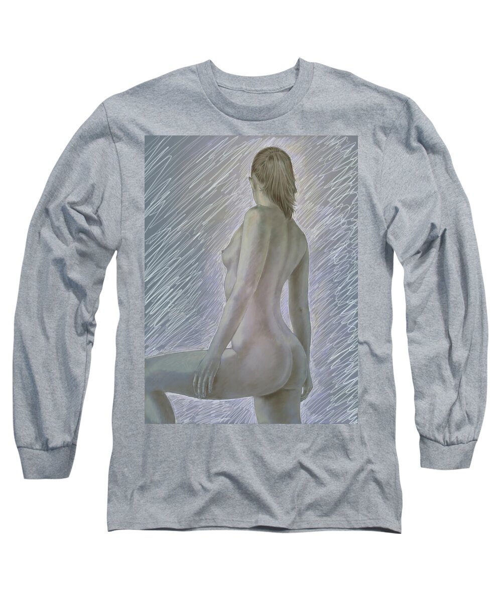 Digital Art Long Sleeve T-Shirt featuring the painting Just Glow by Jeremy Robinson