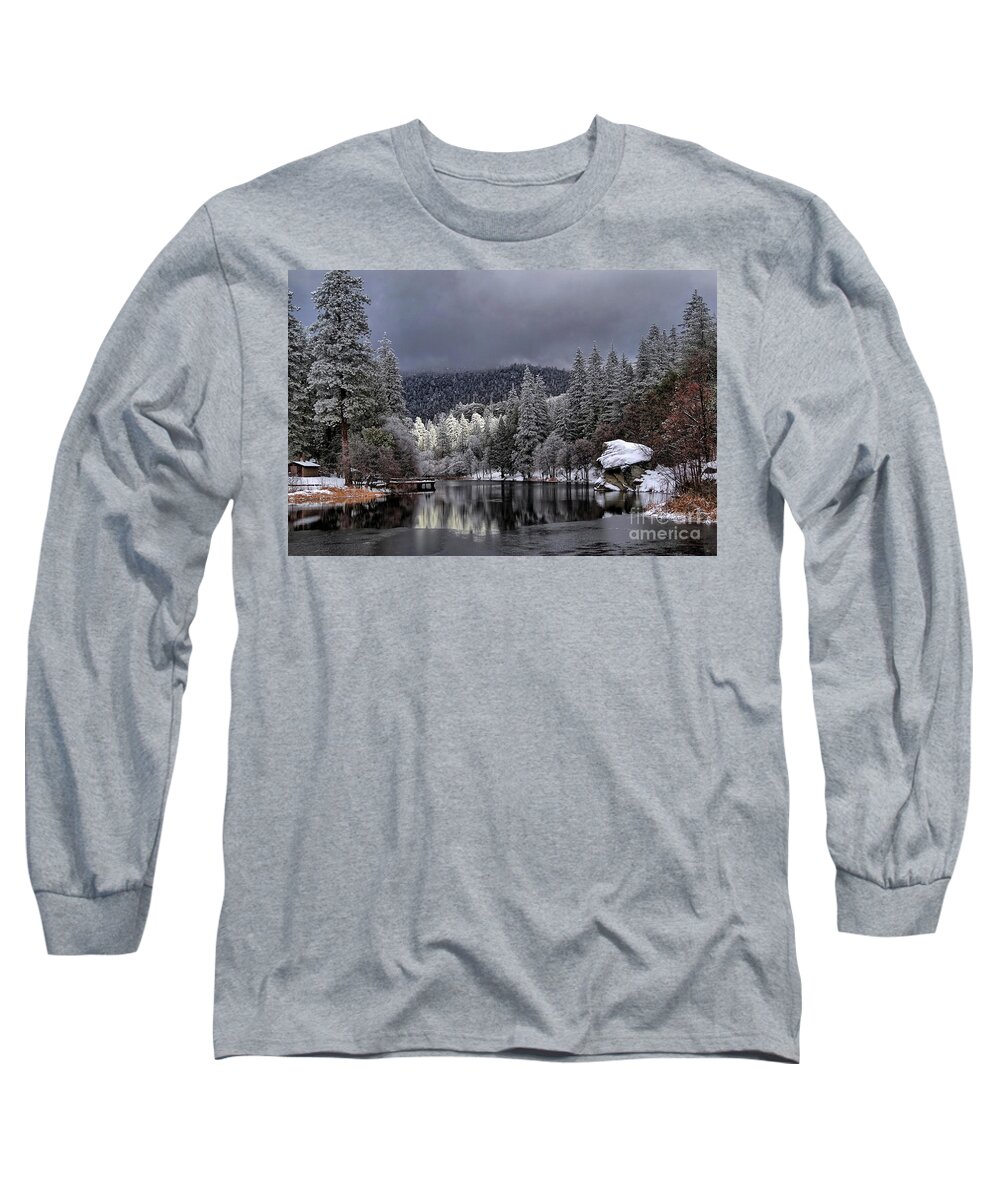 Idyllwild Long Sleeve T-Shirt featuring the photograph Lake Fulmor by Alex Morales