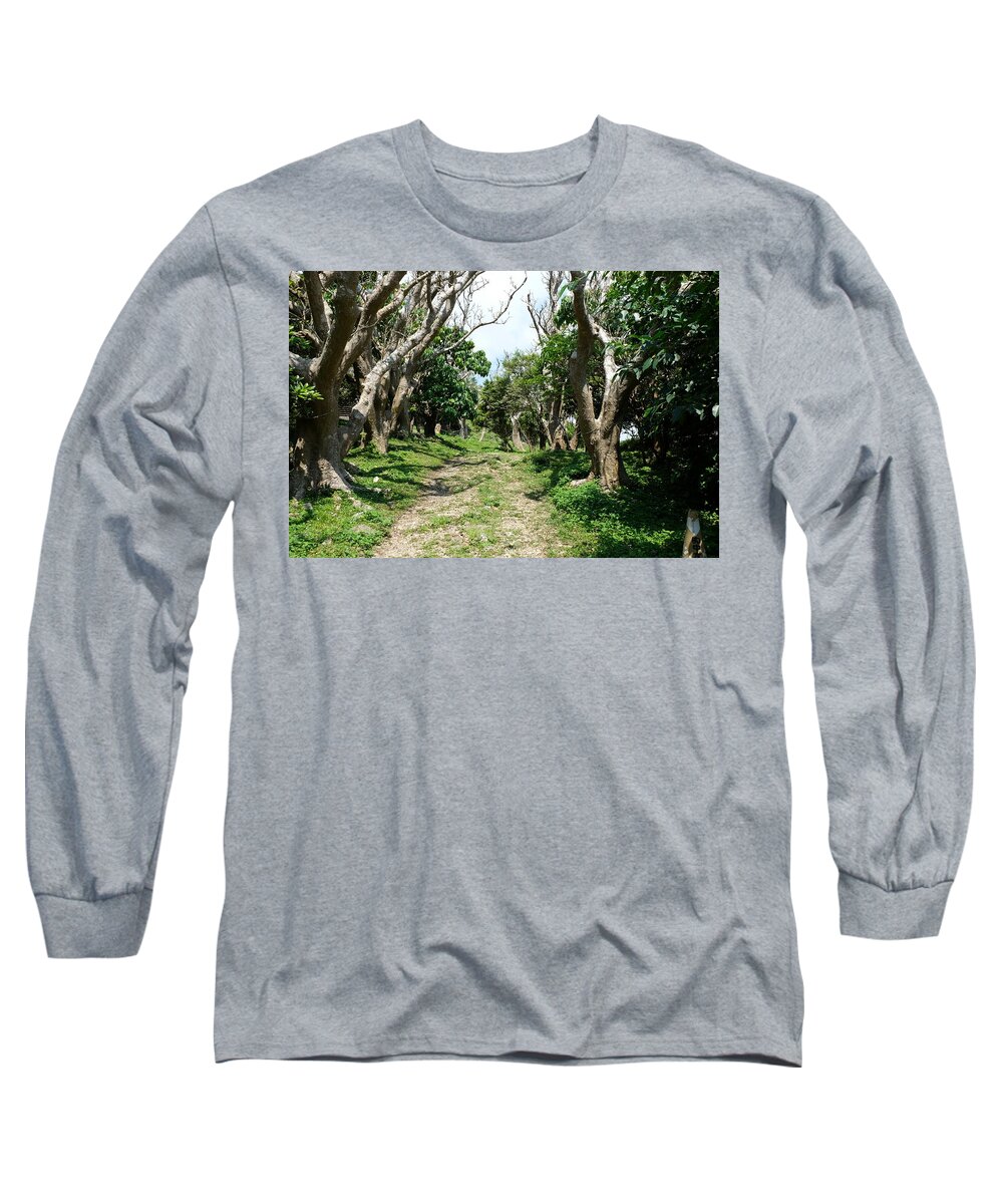 Road Long Sleeve T-Shirt featuring the photograph Lonely Road by Eric Hafner